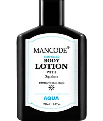 Mancode body Lotion for man Aqua Body lotion with squalane Hand Lotion 200 mL