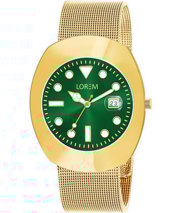 Lorem - Gold Stainless Steel Analog Men's Watch
