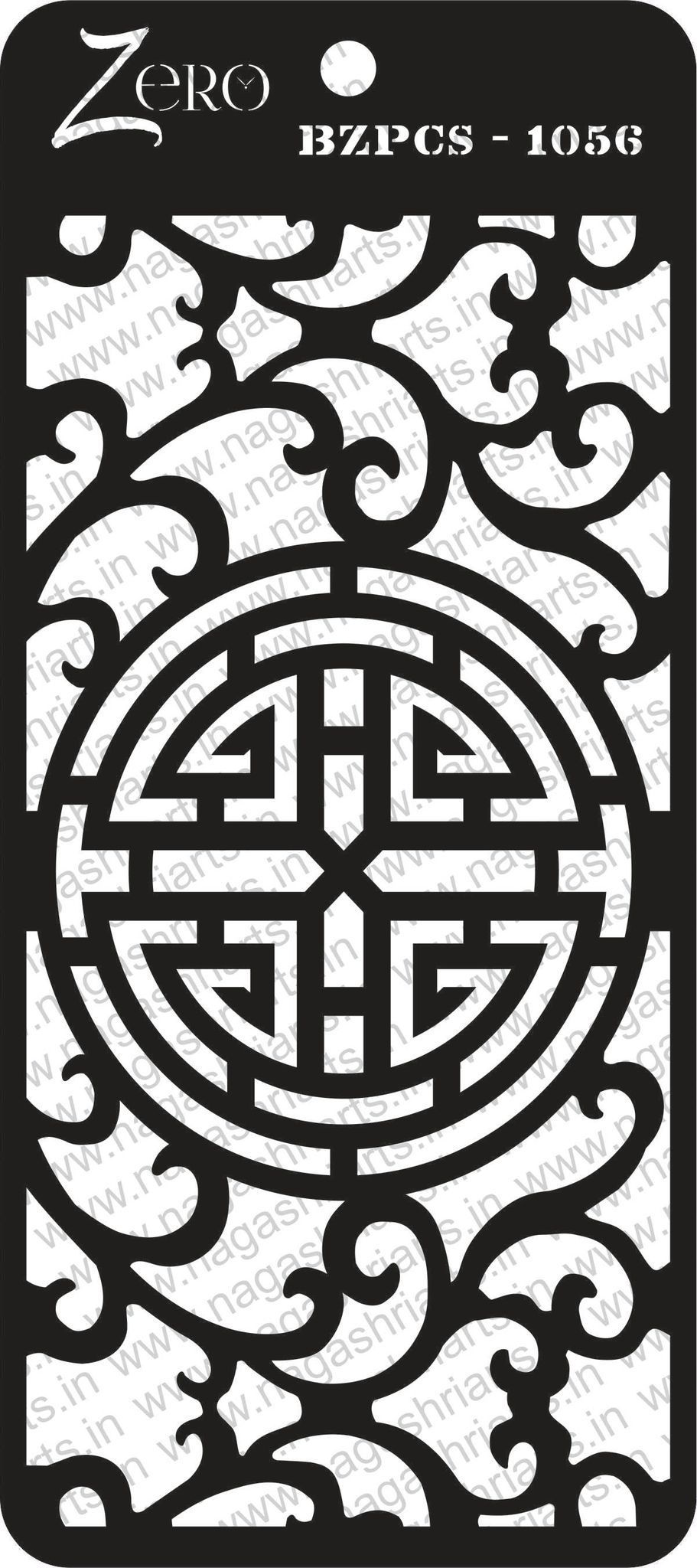 Brand Zero Pratibimb Craft Stencil - Code: BZPCS-1056 - Select Your Preferred Size