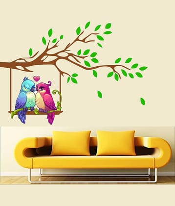 Inkfence Wall Sticker Birds ( 70 x 100 cms )