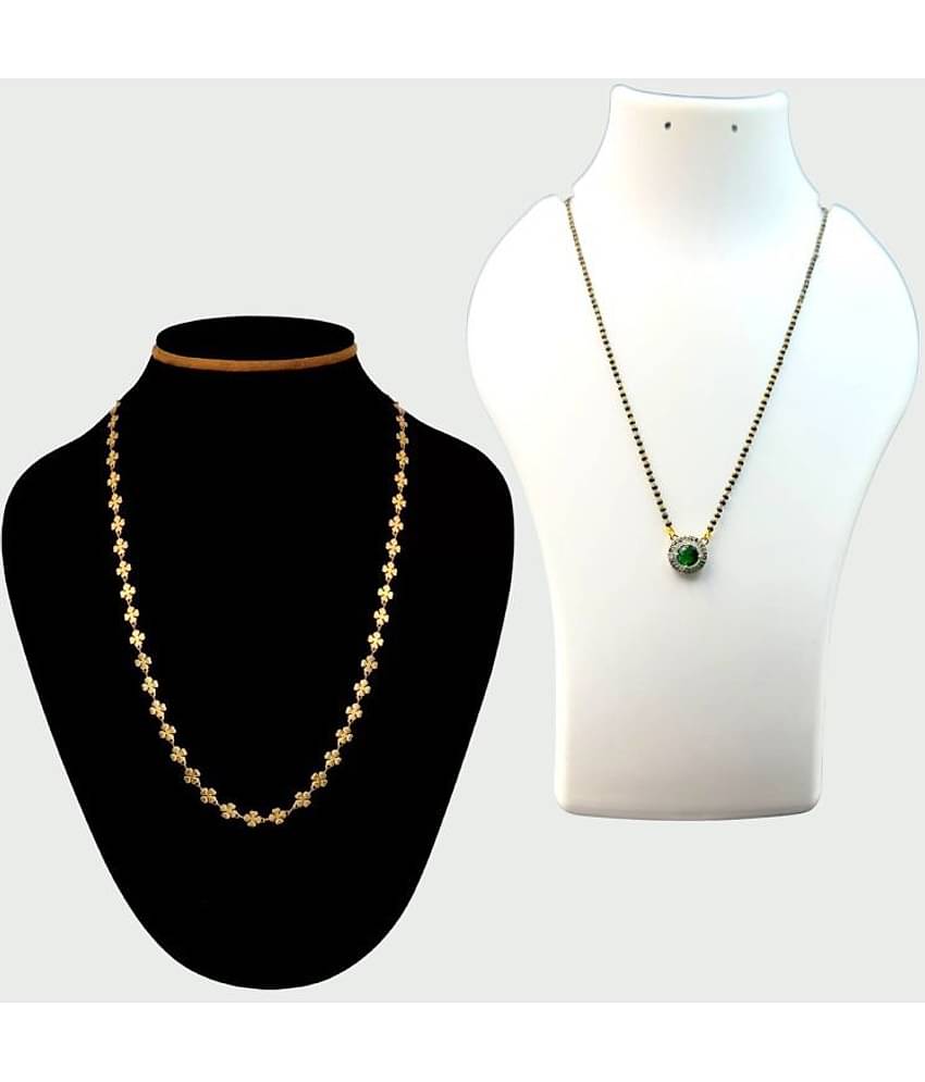 AKLINA Gold Plated Chain ( Set of 2 )