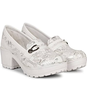 Saheb - White Women's Pumps Heels