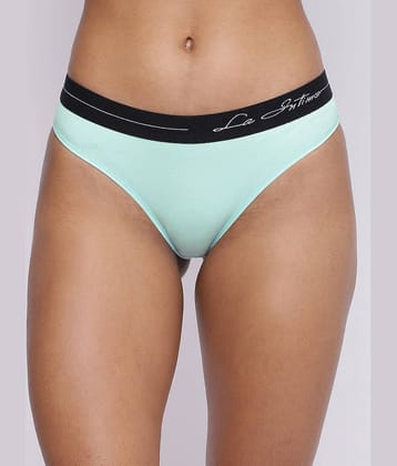 La Intimo Pack of 1 Cotton Briefs For Women ( Black )