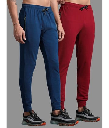 JILZ Multicolor Polyester Men's Joggers ( Pack of 2 )