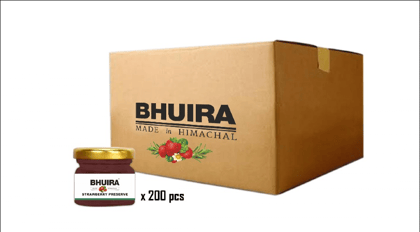 Strawberry Preserve 25gm x 200pcs