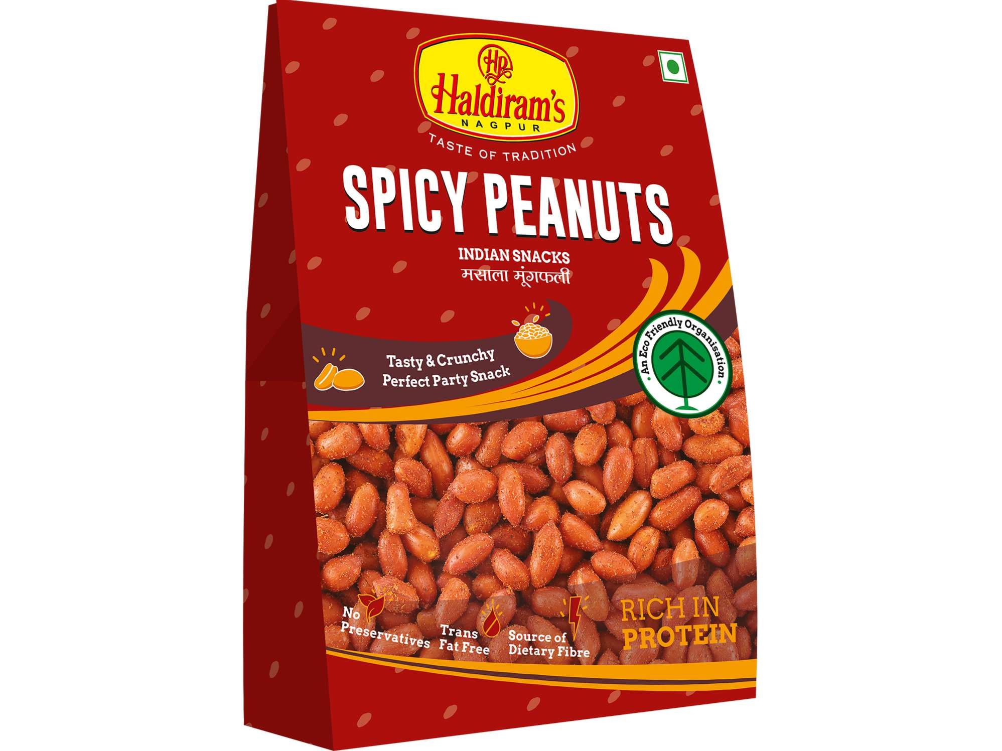 Haldiram's Spicy Peanuts Standy Namkeen - 200 gm