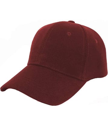 PENYAN Beige Plain Cotton Caps