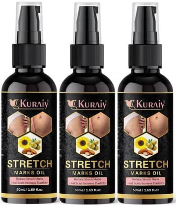 Kuraiy stretch Oil for Stretch Marks Removal Post Pregnancy fast work stretch mark oil