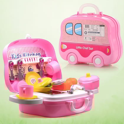 Kitchen Set For Kids Girls Pretend Play Toys Little (23 Pcs Set Approx)assorted colour