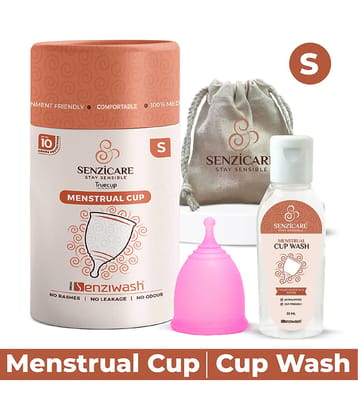 Senziwash Silicone Reusable Menstrual Cup Small ( Pack of 1 )