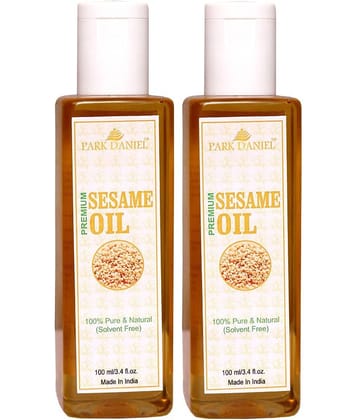 Park Daniel Premium Organic Sesame Oil 100 ml Pack of 2