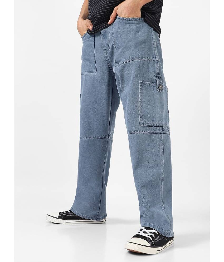 Urbano Fashion Relaxed Washed Men's Jeans - Light Grey ( Pack of 1 )