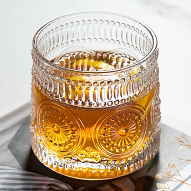 Elegant Glass Set of Stylish Drinkware for Water, Juice, and Whiskey � Perfect for Every Occasion, Elevate Your Beverage Experience with Timeless Design(180ml)