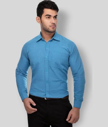 DESHBANDHU DBK - Blue Cotton Regular Fit Men's Casual Shirt (Pack of 1 )