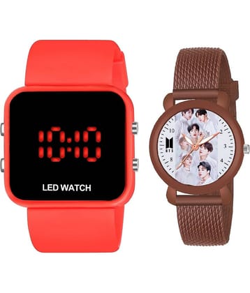 DECLASSE - Multicolor Dial Digital Girls Watch ( Pack Of 2 )