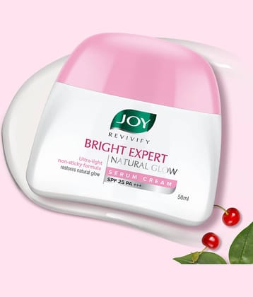 Joy Brightening Face Cream with SPF 25 PA+++ & Niacinamide Ultra Light & Non Sticky 50gm (Pack of 1)