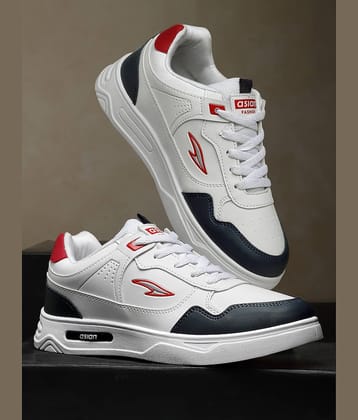 ASIAN BOSTON-01 White Men's Sneakers