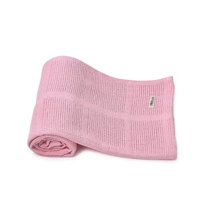 Pixie Woven Blanket-90x70 cm / Pink
