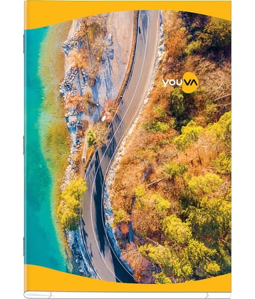 Navneet Youva | Soft Bound Long Notebook | A4 Size 21 cm x 29.7 cm | Single Line | 388 Pages| Pack of 4