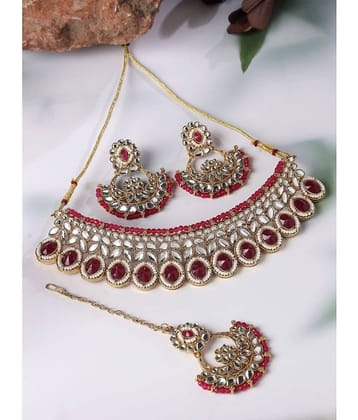 Sukkhi Green Alloy Necklace Set ( Pack of 1 )