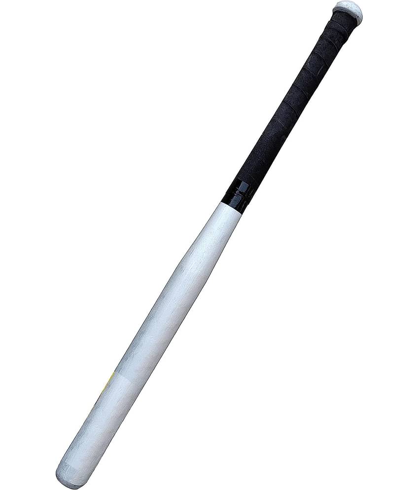 CLOVERBYTE 31'Inch Wooden Baseball Bat with Rubber Grip Baseball Bat