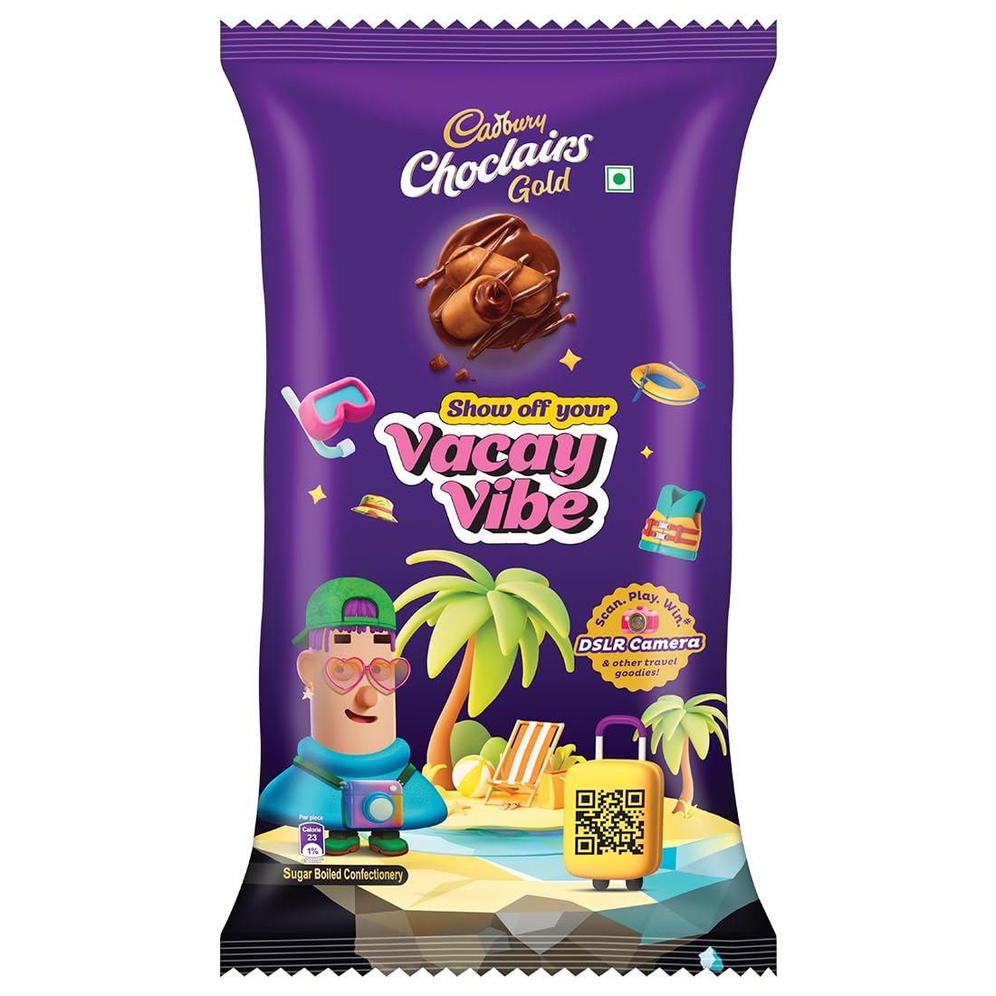 Cadbury Choclairs Gold Sugar Boiled Confectionery 312 g