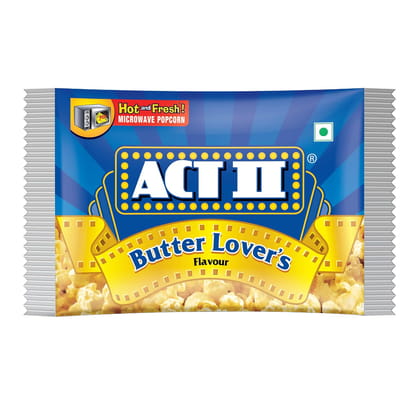 ACT II Microwave Popcorn Butter Lovers, 33g ACT II Microwave Popcorn Butter Lovers, 33g