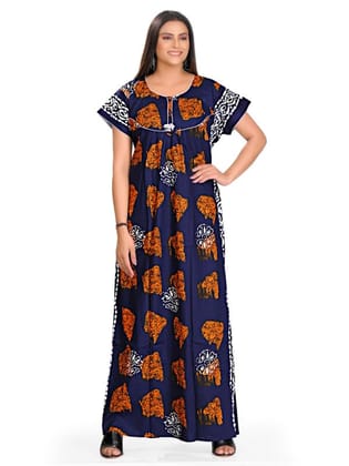 Fabimi Women Sixty Length Soft Cotton Nighty