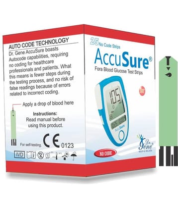 ACCUSURE Blood Glucose 25 Test Strips