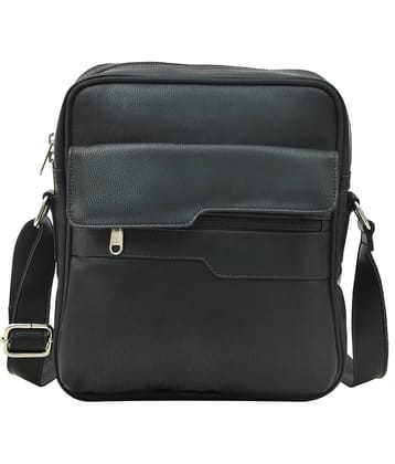 MATRICE 791 Black P.U. Casual Messenger Bag