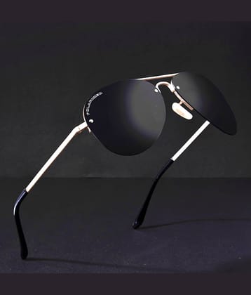 RESIST EYEWEAR Gold Pilot Sunglasses ( Pack of 1 )