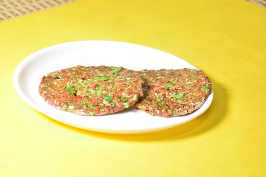 Vegetable utthapam (foxtail - kangni)
