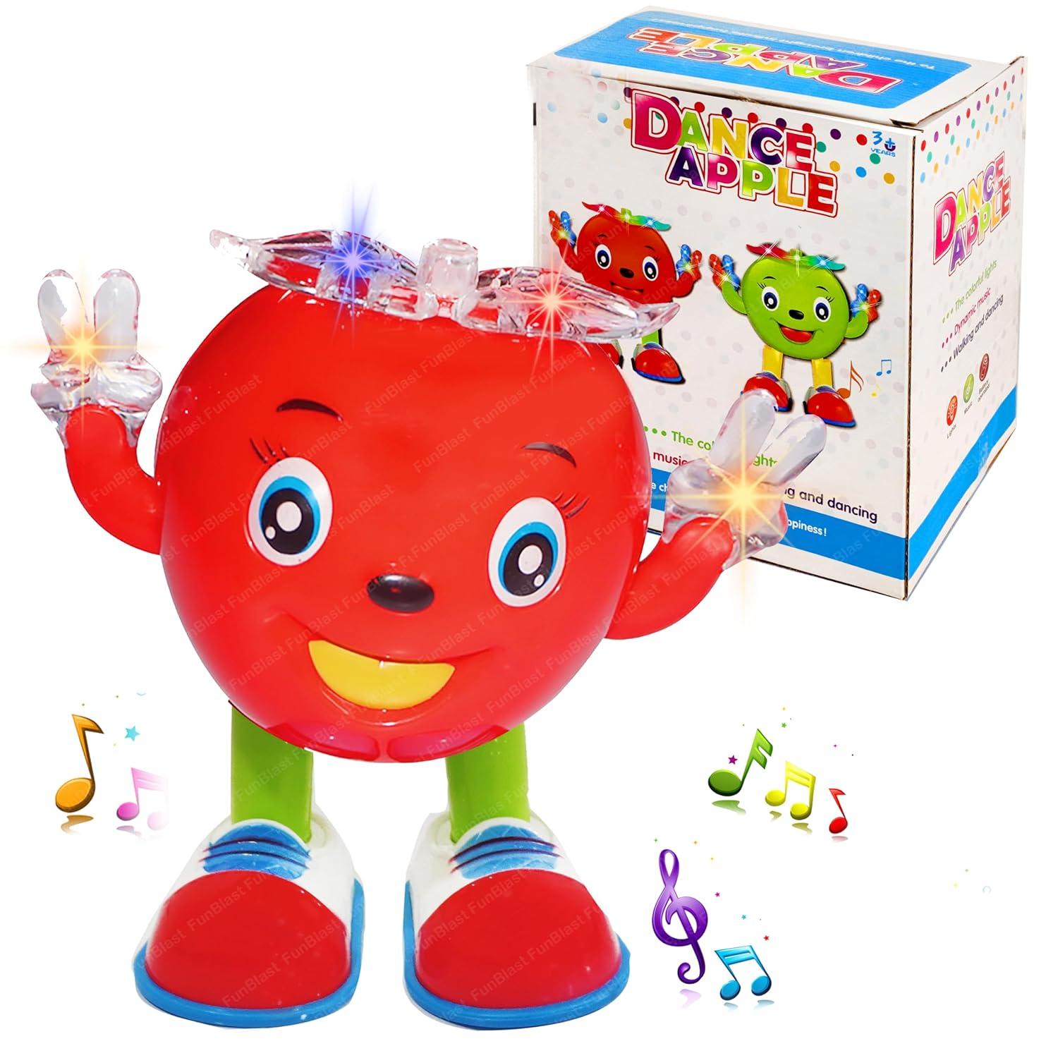 Dance Apple Robot, Swinging & Dancing Musical & Light