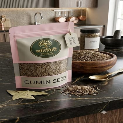 Nutivity Cumin Seeds Organic Spice - 100 gram