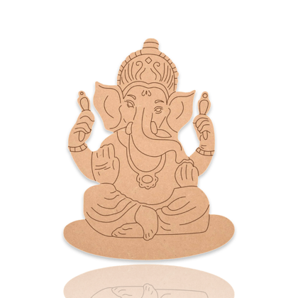 TCF INDIA - Ganeshji Pre Marked Cutout-4MM / 6 Inch