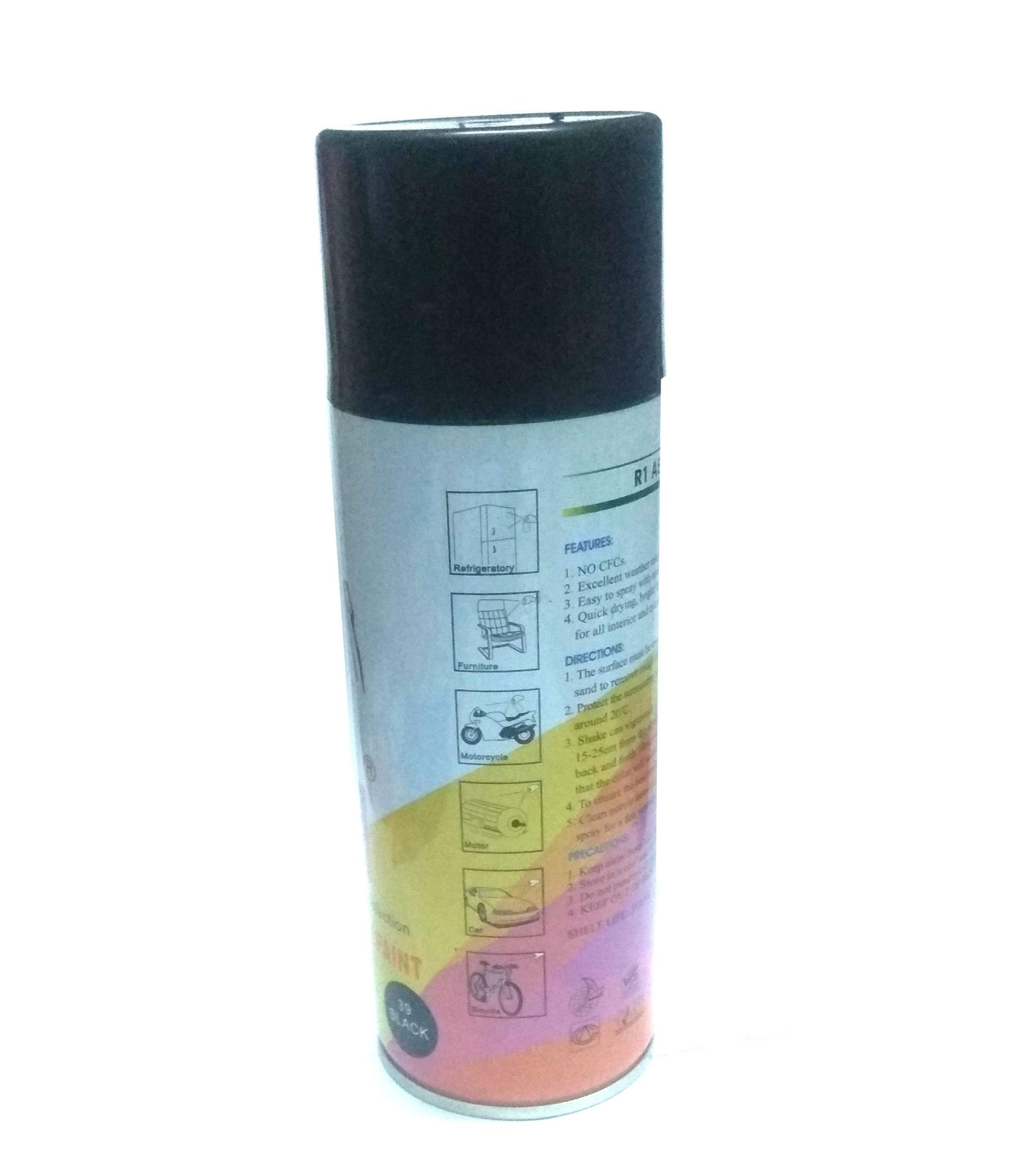 Nawani Spray Paint Black - Multipurpose Use Spray Paint for Car and Bike ( 400ml )