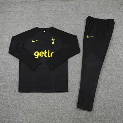 Tottenham Black Training Suit 22 23 Season-L