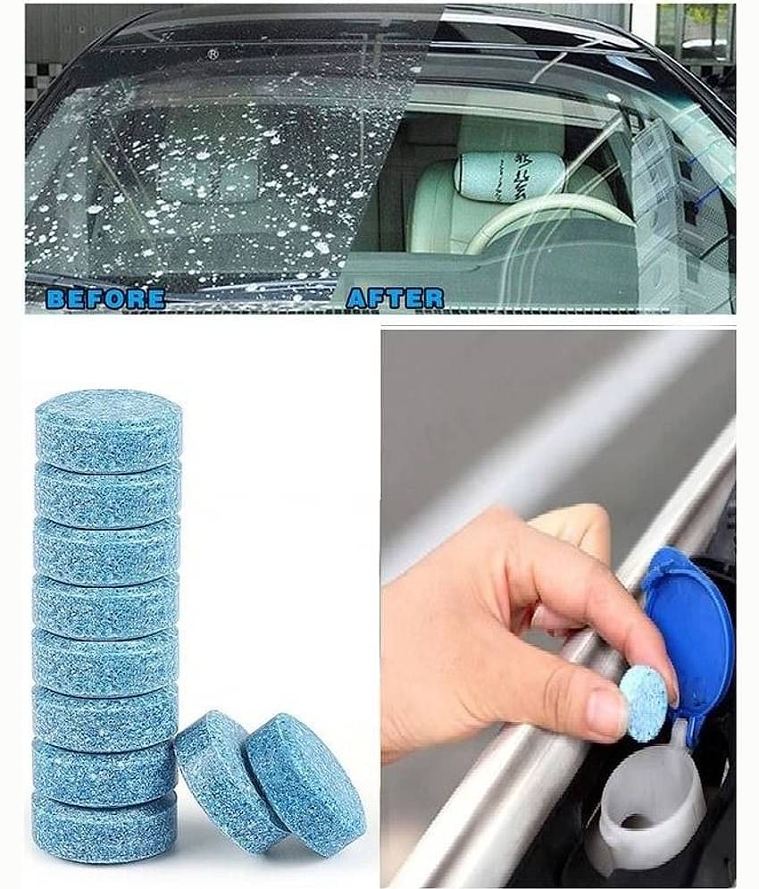 PROGIENCE - Car Accessories in 10PCS/1 Set Car Wiper Detergent Effervescent Washer Windshield Glass Cleaning Tablets for car accessories