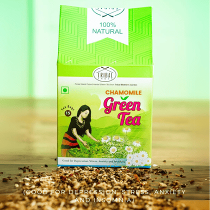 Chamomile- Green Tea | 15 Tea Bags - 200 gm