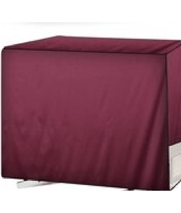KALRA MAGIC Single Polyester Maroon AC Cover for 1.5 Ton Split AC