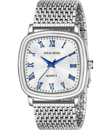 LOUIS DEVIN - Silver Metal Analog Men's Watch