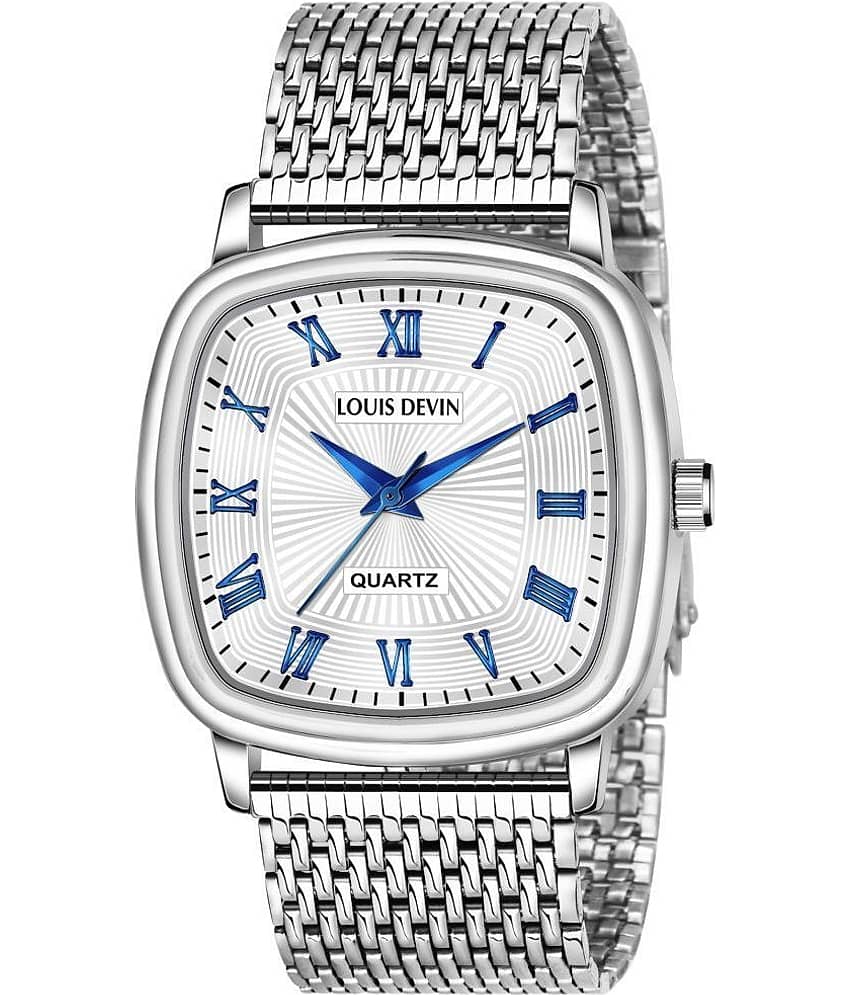 LOUIS DEVIN - Silver Metal Analog Men's Watch
