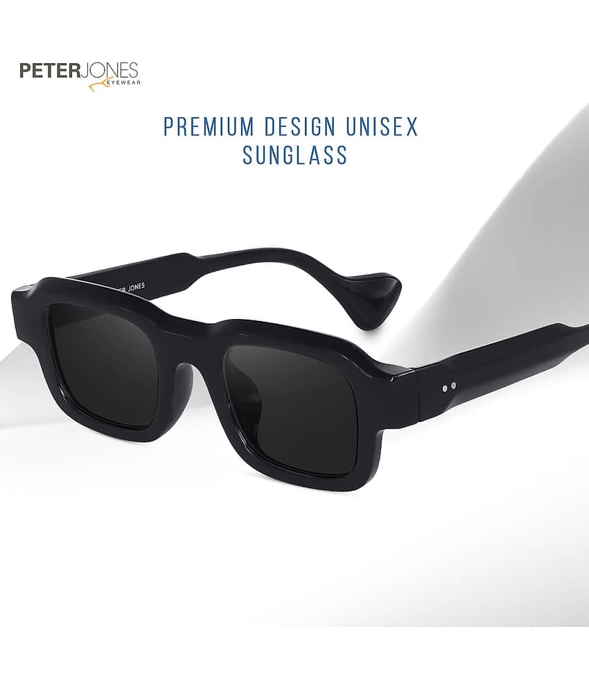 Peter Jones Black Square Sunglasses ( Pack of 1 )