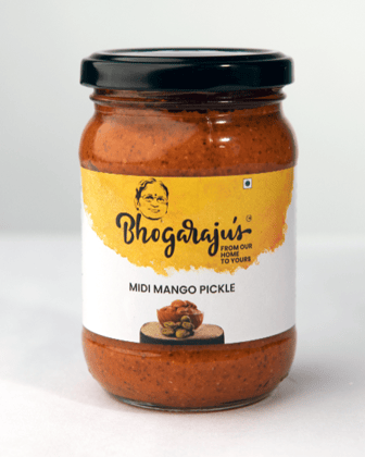 Bhogarajus  Midi Mango Pickle  - 300 grams (Food Grade Pouch)