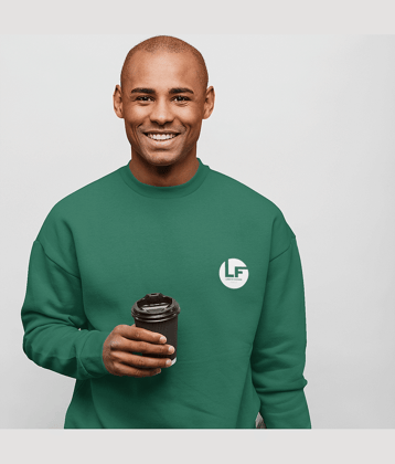 LAMATE Polyester Round Neck Men's Sweatshirt - Green ( Pack of 1 )