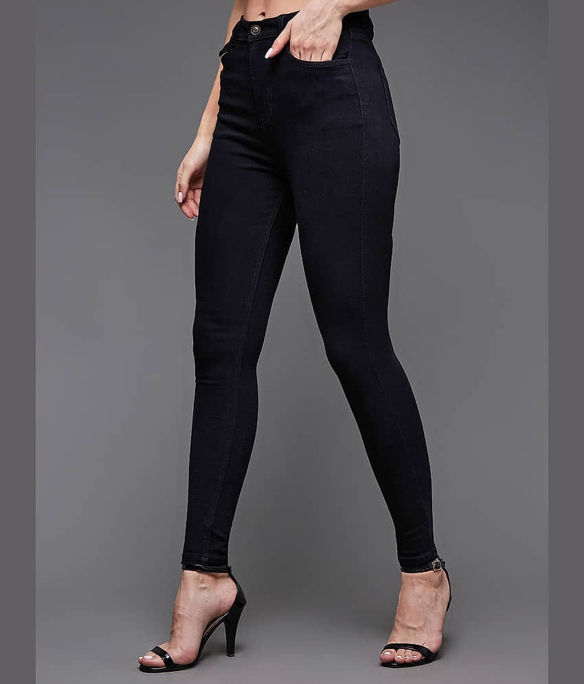 Miss Chase - Black Denim Skinny Fit Women's Jeans ( Pack of 1 )