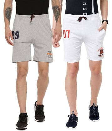 Ardeur - Cotton Blend Multi Men's Shorts ( Pack of 2 )