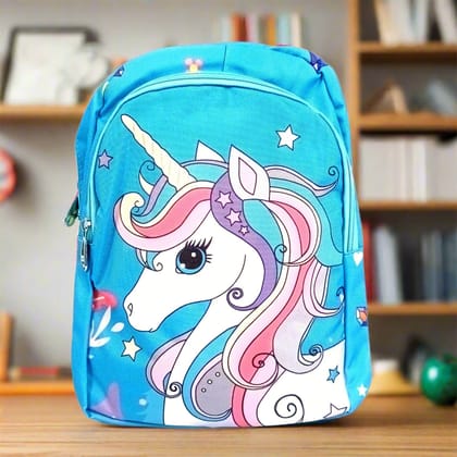 School Backpack | Kids Bag | Unicorn Bags | Casual / Picnic / Tuition Bag - for School Boys & Girls, Little Kids, Students, Preschool & Gifts-Green