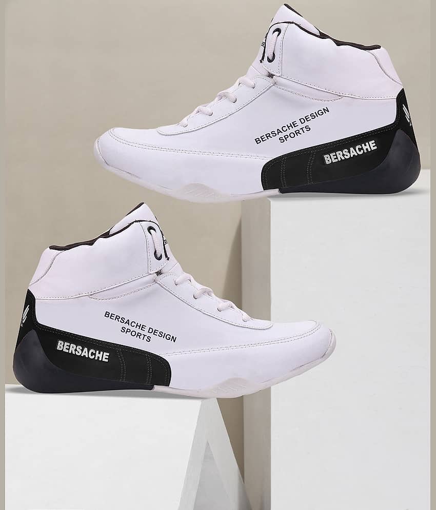 Bersache Men Casual Shoes White Men's Outdoor Shoes