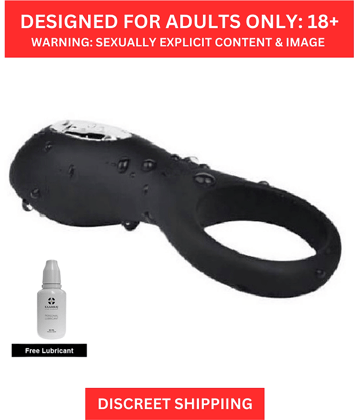 Naughty Nights High Demand Women's Pleasure USB Charging Vibrating Erection Ring for Sensational Solo Play and Intense Masturbation